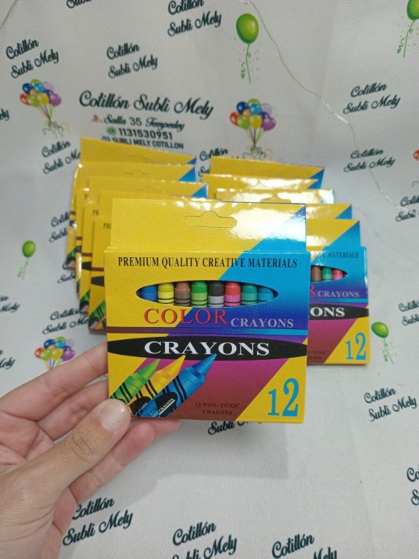 Producto - 12 CRAYONES CORTOS