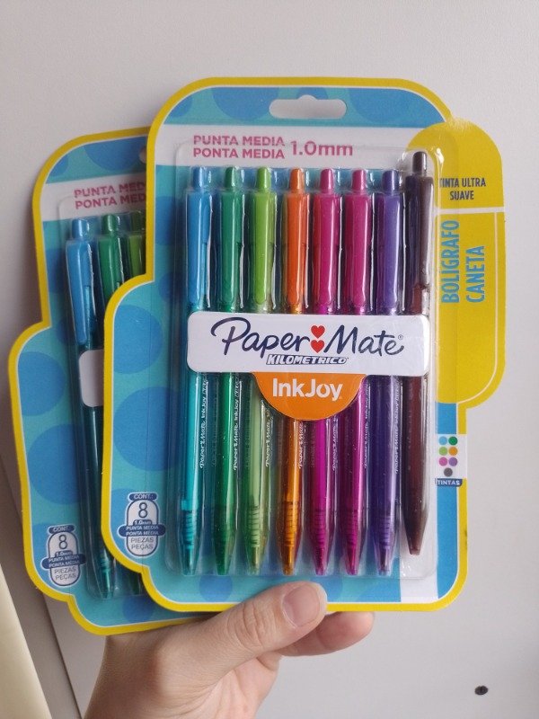 Producto - Lapiceras de colores Paper Mate x8 Ink Joy