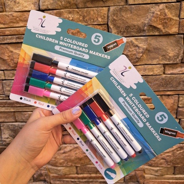 Producto - Marcadores para pizarra x 5