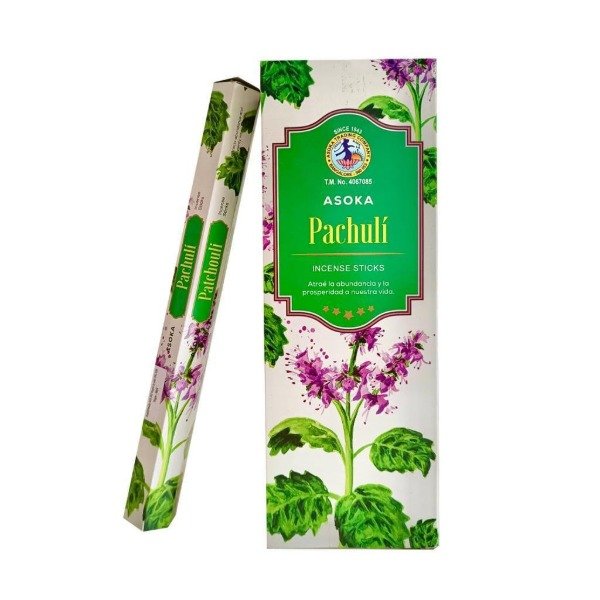 Producto - Sahumerios hexagonales Asoka pachuly x 6 unid.