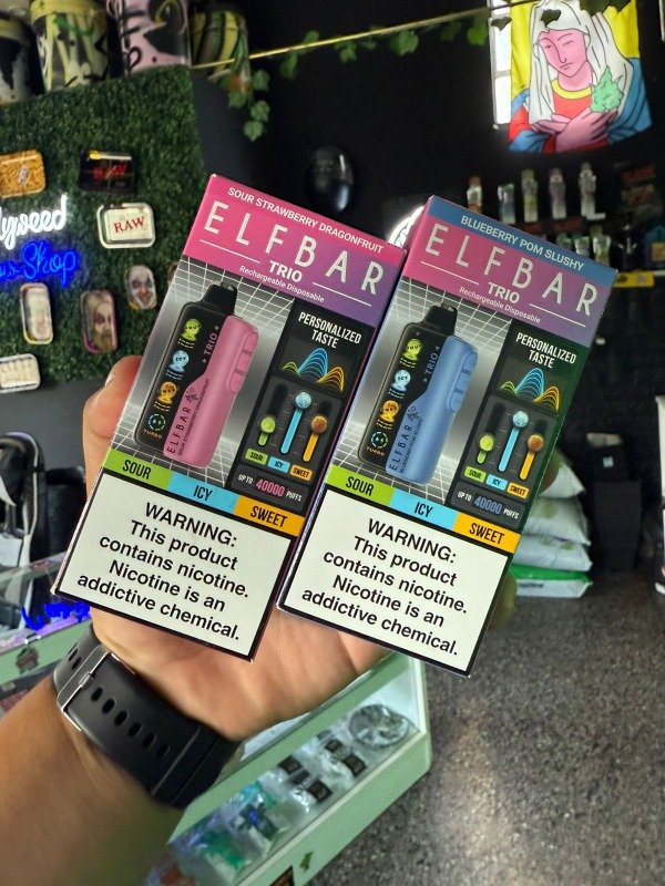 Producto - ELFBAR VAPEADOR 40MIL PUFF TRIO - VAPEO INTENSO Y DURADERO