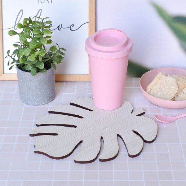 Producto - Bandeja de Madera Hoja grande