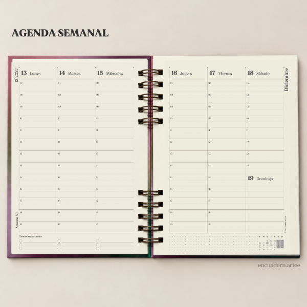 Producto - Agenda Flora 2027 - Semanal - pre venta - 4