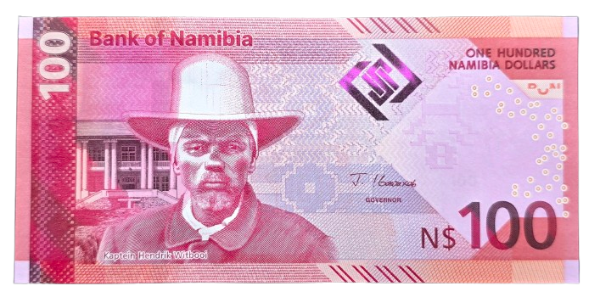 Producto - Namibia 100 Dollars (2025) Grupo de Orixx Pick.14a Unc