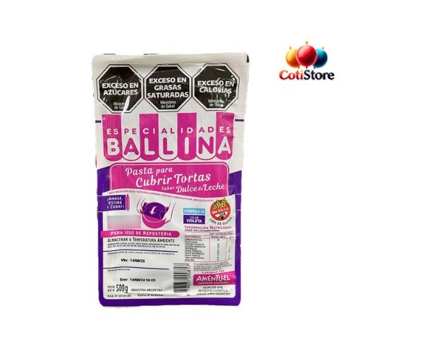 Producto - Pasta Color Lila x500grs BALLINA