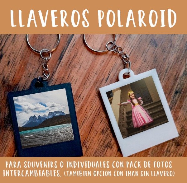 Producto - Llaveros Polaroid