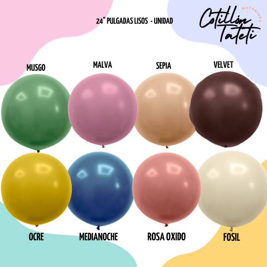 Producto - GLOBO 24 VINTAGE - UNIDAD