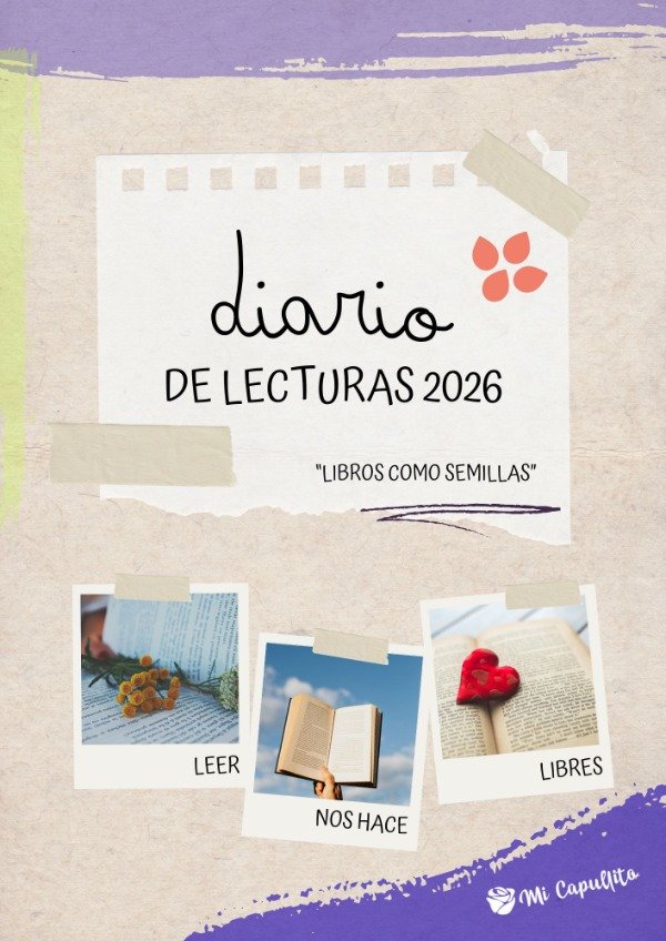 Producto - Diario de lecturas 2026 "libros como semillas"