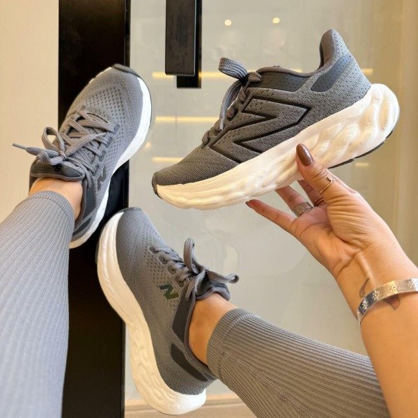 Producto - S12. New balance 1080 Gris Horma normal Línea G5 34 al 42