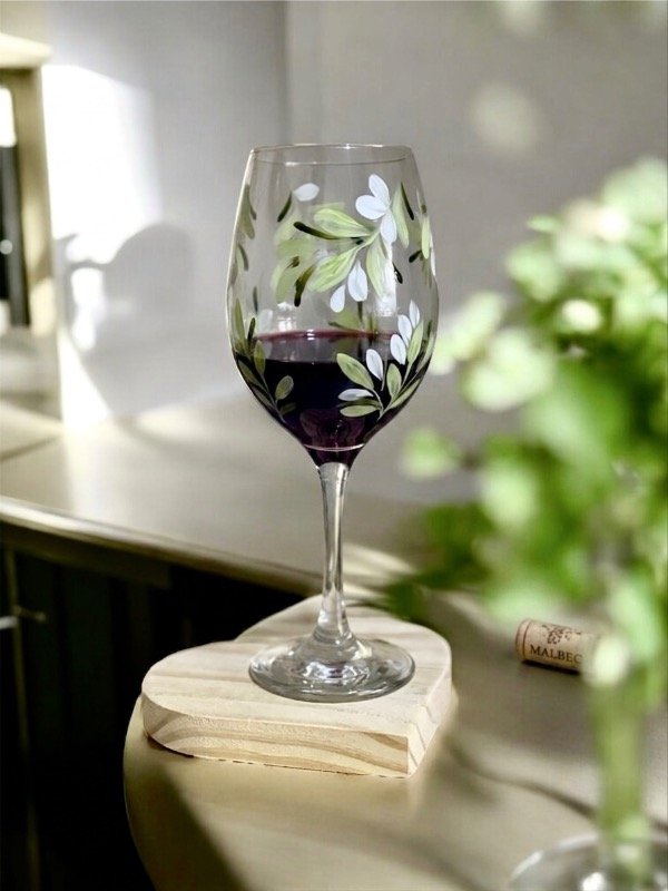 Producto - Copa Vino - Diseño Finca + posavaso
