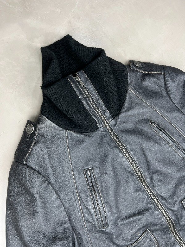 Producto - Leather Bomber Jacket - 1