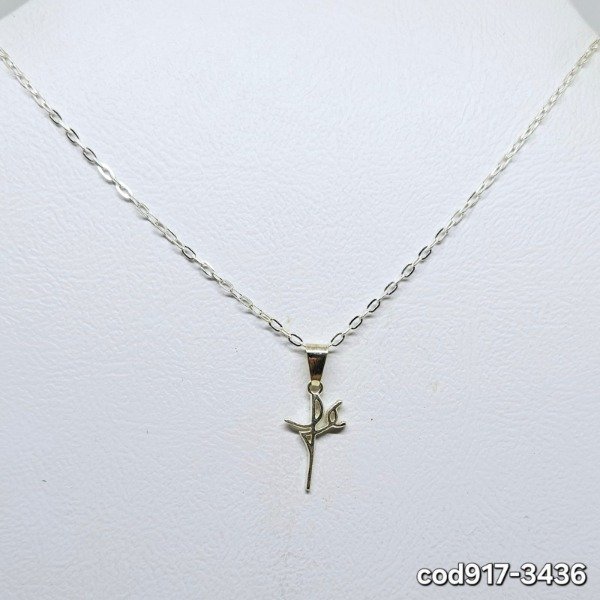 Producto - Cadena y dije FE chico, de plata (cod856-3436)