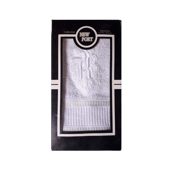 Producto - Toalla individual con Inicial New Port Bordada en Caja - 0