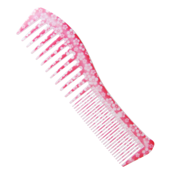 Producto - P1229 PEINE FLOREADO FAMILIAR CON ONDA.