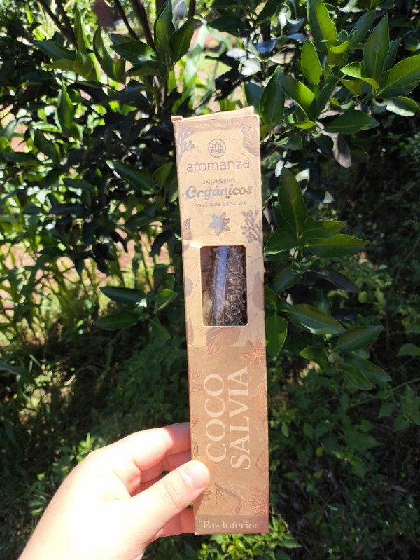 Producto - Sahumerios orgánicos - Coco Salvia