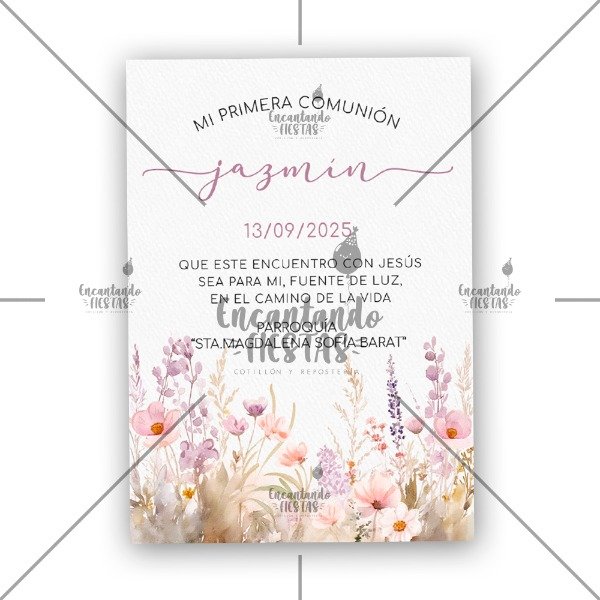 Producto - Estampitas Tarjetas Primera Comunion