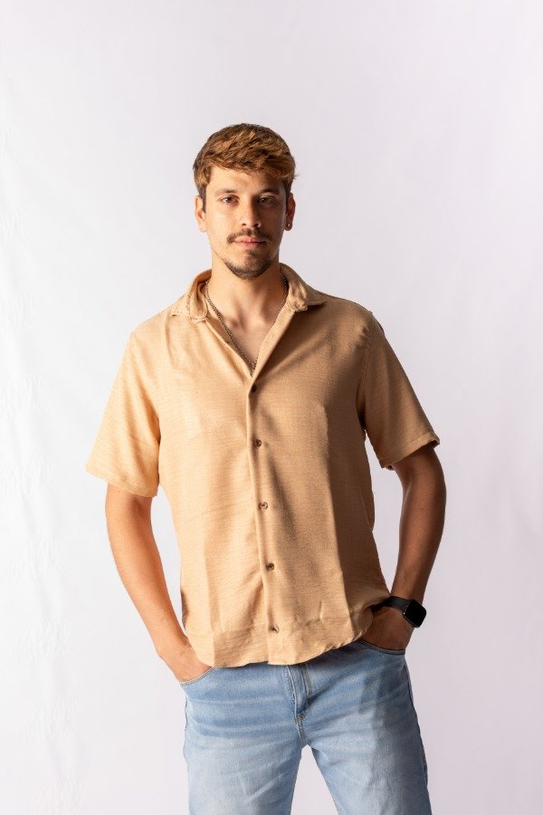 Producto - CAMISA TWILL LINO HABANO