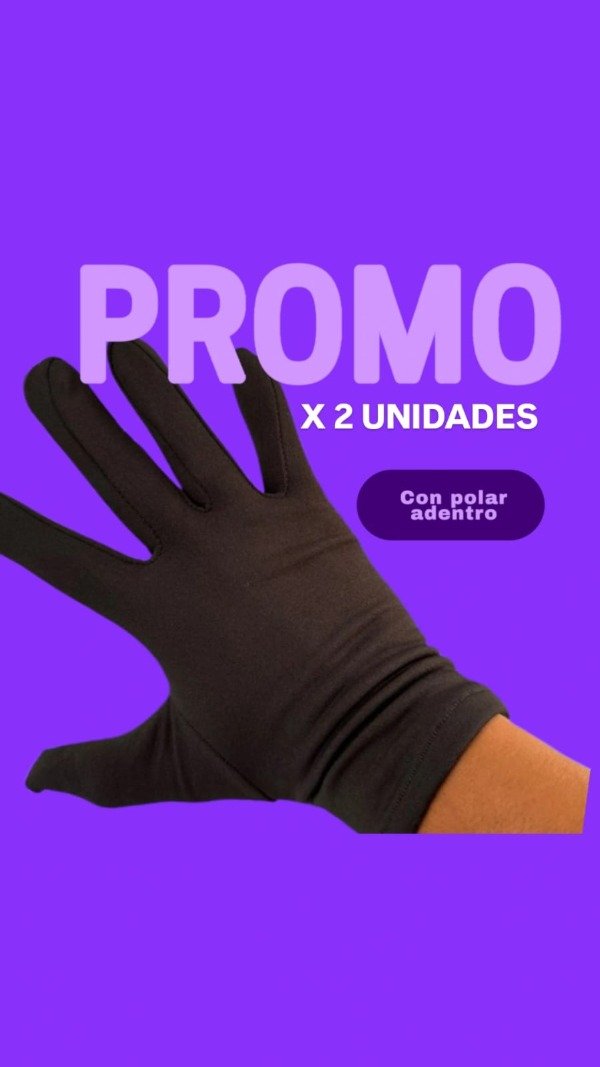 Producto - GUANTES (2 UNIDADES): Térmicas- Primera Piel