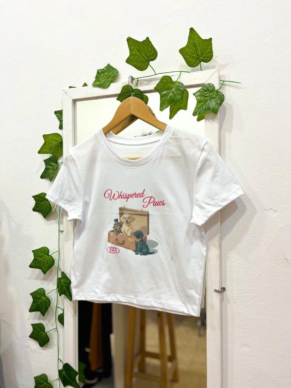 Producto - Babytees paws blanca