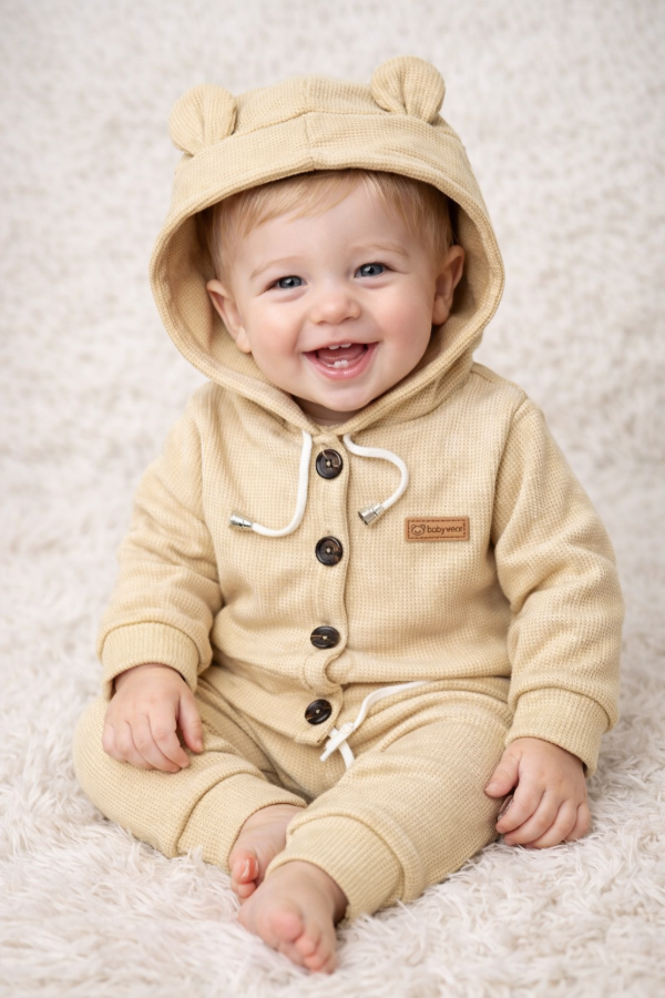 Producto - Conjunto Wafle Camperita y Pantalon Tiernitos