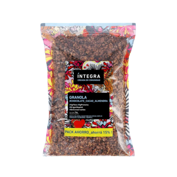 Producto - GRANOLA CHOCOLATE Y ALMENDRAS 1 KG. - INTEGRA