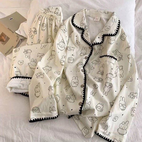 Producto - Pijama Miffy Blanco y Negro