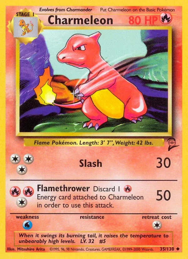 Producto - Charmeleon (35/130) [Base Set 2]