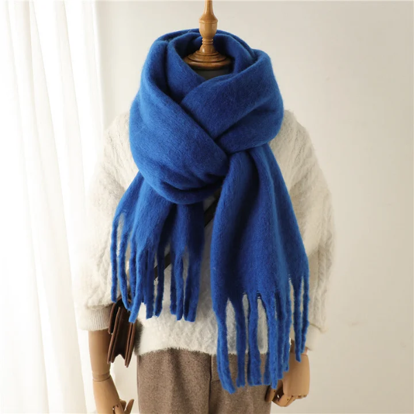 Producto - Bufandon nube azul