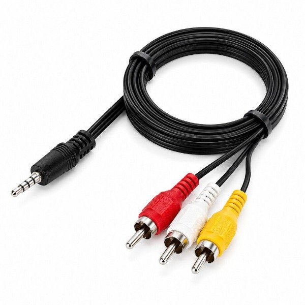 Producto - CABLE AUDIO Y VIDEO RCA/3.5 1.5M