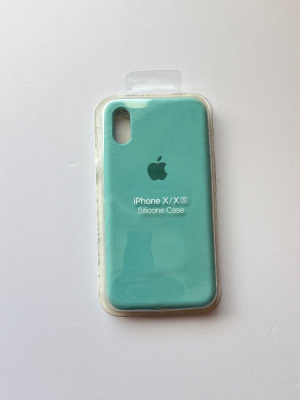 Producto - Silicone case verde agua  iphone X/XS
