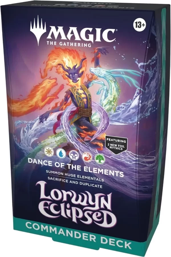 Producto - MTG Magic Lorwyn Eclipsed -Dance of the Elements - Commander Deck INGLES SELLADO