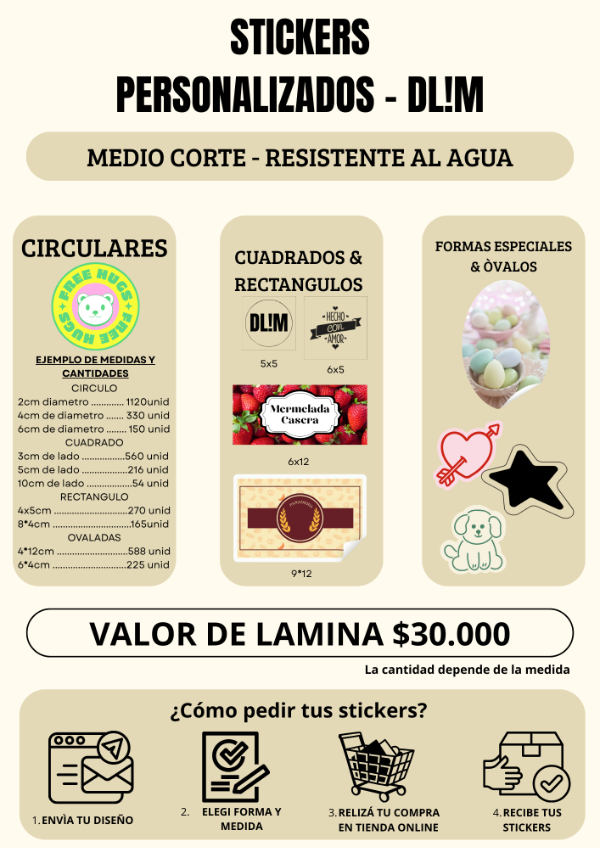 Producto - STICKERS PERSONALIZADOS