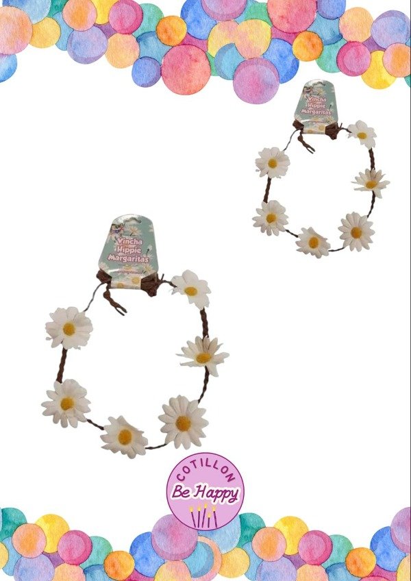 Producto - Vincha HIPPIE MARGARITAS