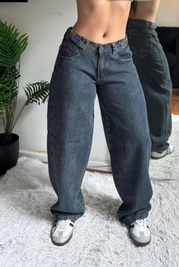 Producto - Jean baggy oxido rigido