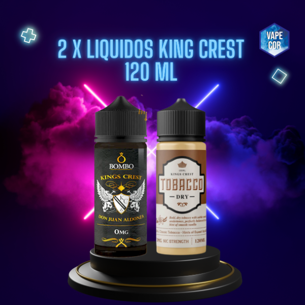 Producto - Promo 2 Liq King Crest 120ML 3MG