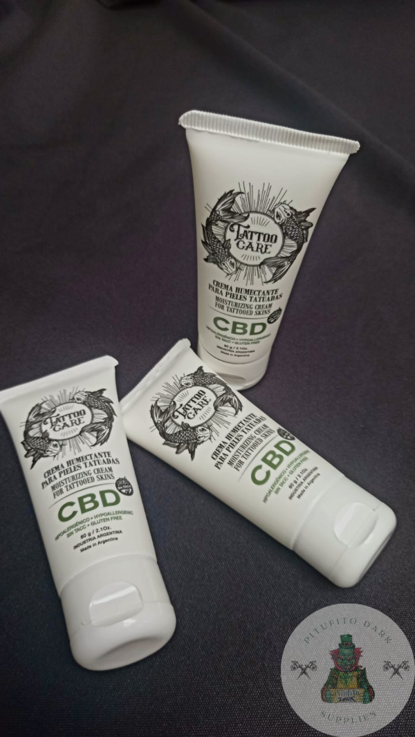 Producto - Tattoo Care crema CBD 60g humectante cicatrizante tatuaje
