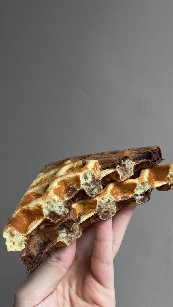 Producto - Pack x6 waffles súper proteicos marmolados