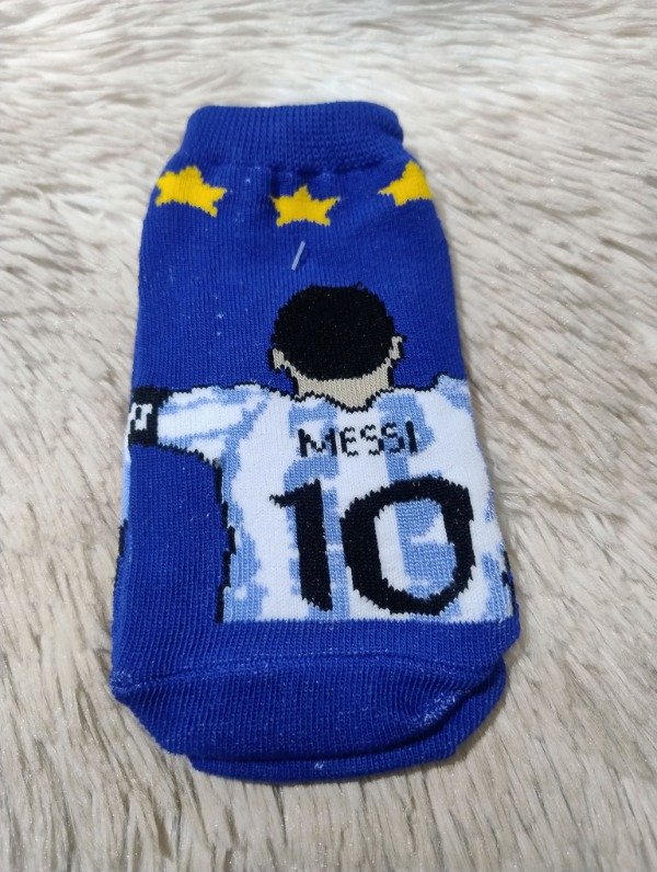 Producto - Soquetes niños Messi tres estrellas