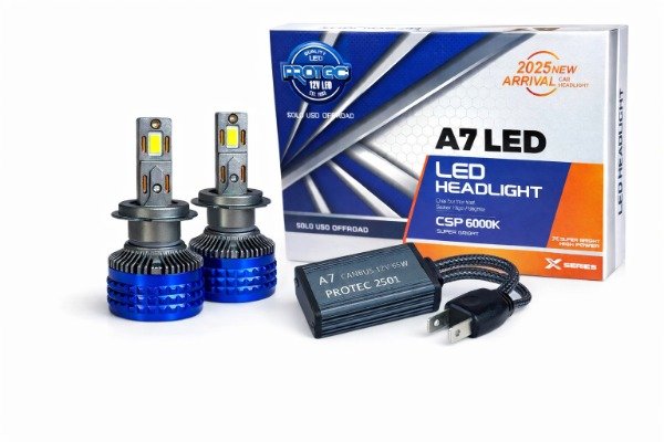 Producto - Kit Luces Cree Led Super Potente A7 6000K Alta Baja y Antiniebla para Fiat