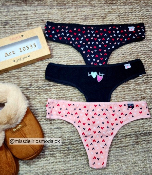 Producto - Pack X3 Bombachas Culoteless SAYKA 10333