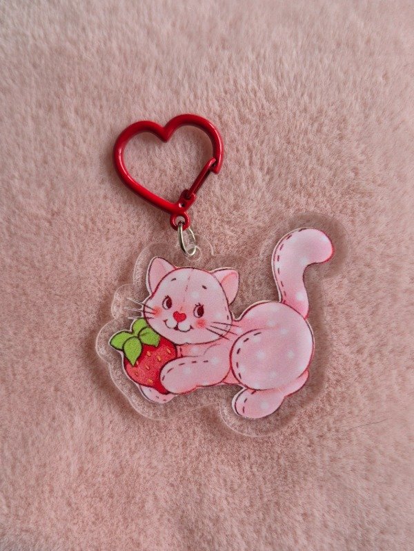 Producto - Llavero Gatito Frutillitas