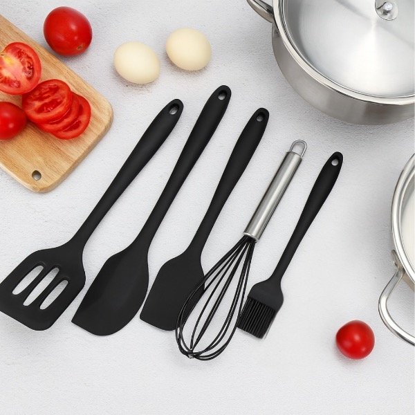 Producto - Set de 5 utensillos de silicona