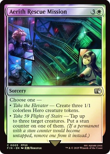 Producto - Aerith Rescue Mission #5 Foil  Final Fantasy