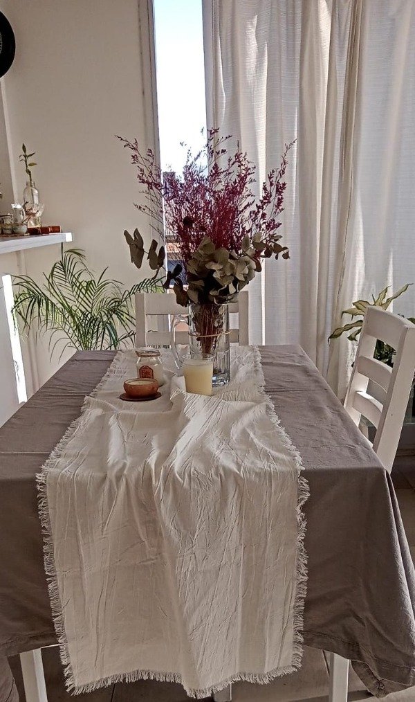 Producto - Camino De Mesa En Gasa De Algodón 2.00 X 0.45