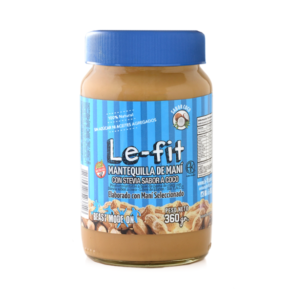 Producto - MANTEQUILLA DE MANI LEFIT CCOCO X360GRS