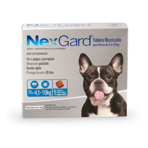 Producto - Compr. NexGard Perros de 4 a 10 Kg