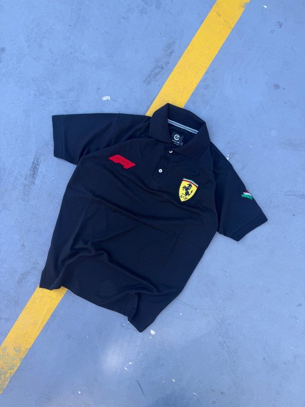 Producto - Chomba Ferrari Black