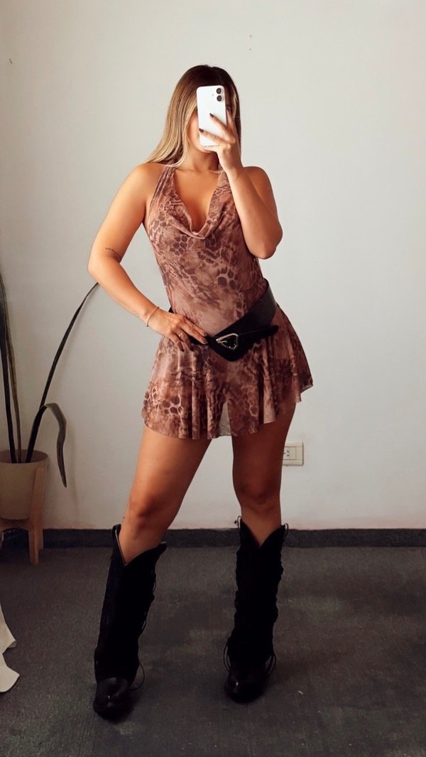 Producto - Vestido TULL PRINT 1con short