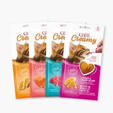 Producto - CATIT CREAMY VARIOS SABORES PACK X 4 TUBITOS 10GR
