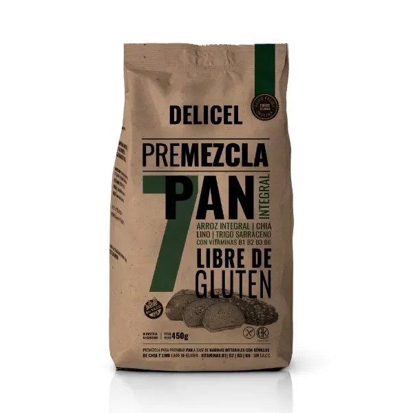 Producto - PREMEZCLA PARA PAN INTEGRAL  X500G DELICEL